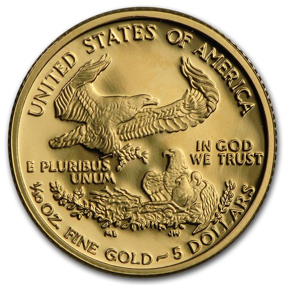 2004-W 1/10 oz Proof American Gold Eagle (w/Box &amp; COA)