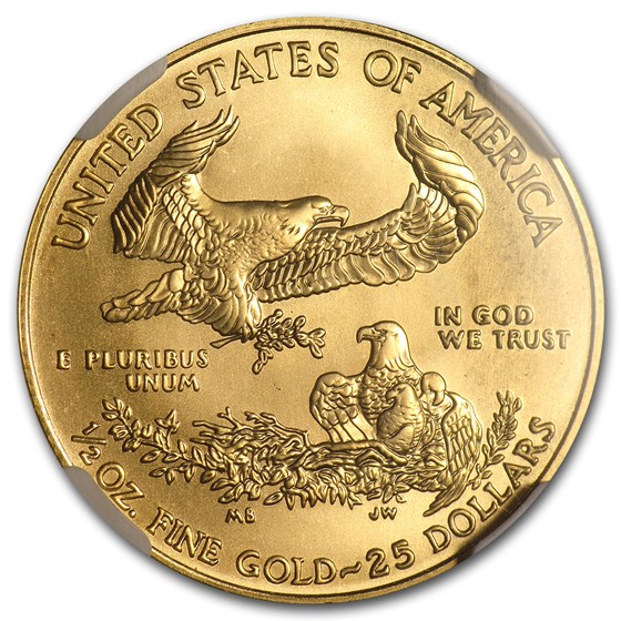 2009 1/2 oz American Gold Eagle MS-70 NGC (Early Releases)