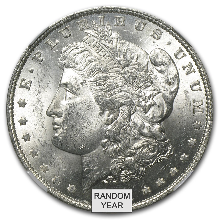 1878-1904 Morgan Dollars MS-62 NGC