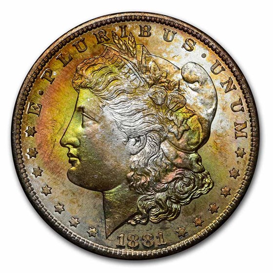 1878-1904 Morgan Dollars BU (Beautifully Toned)