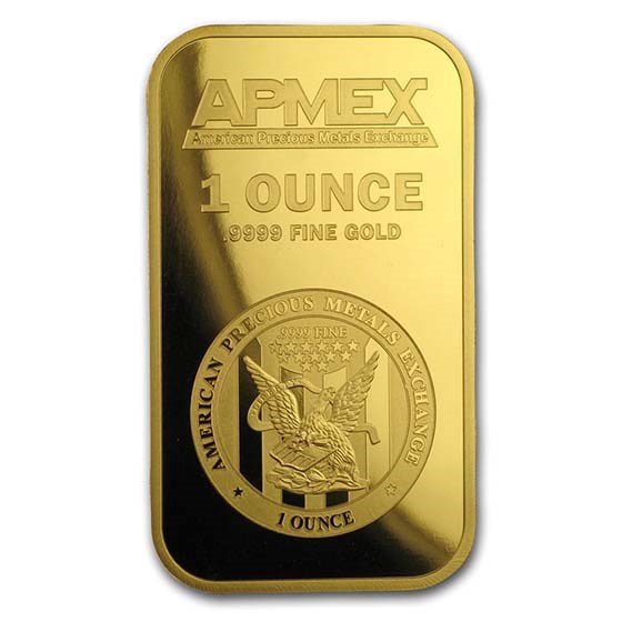 1 oz Gold Bar - APMEX (TEP)