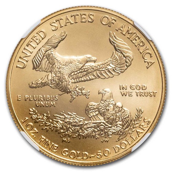 2011 1 oz American Gold Eagle MS-69 NGC (ER, Blue Label)