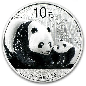 2011 China 1 oz Silver Panda MS-69 PCGS