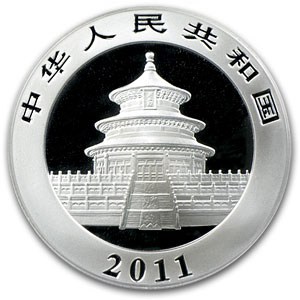 2011 China 1 oz Silver Panda MS-69 PCGS