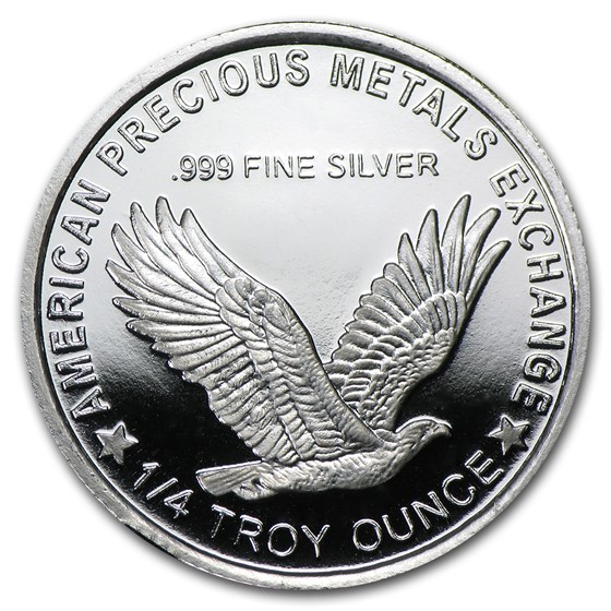 1/4 oz Silver Round - APMEX (Standing Liberty Quarter)