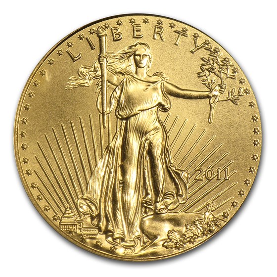 2011 1/10 oz American Gold Eagle MS-70 PCGS (25th Anniversary FS)