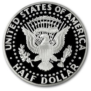1997-S Silver Kennedy Half Dollar Gem Proof