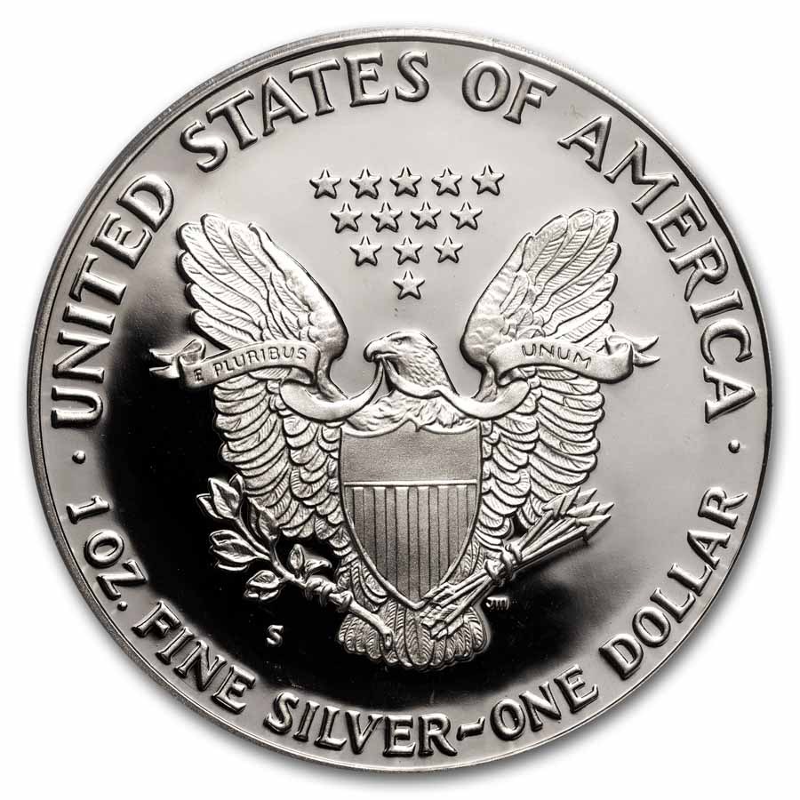 1987-S Proof American Silver Eagle PR-70 PCGS