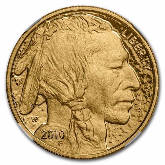 2010-W 1 oz Proof Gold Buffalo PF-70 NGC
