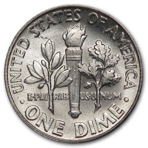 1947 Roosevelt Dime BU