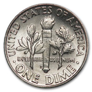 1951-D Roosevelt Dime BU