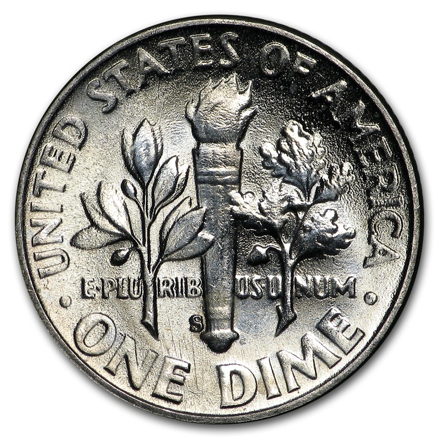 1951-S Roosevelt Dime BU