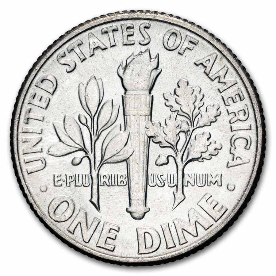 1953 Roosevelt Dime BU