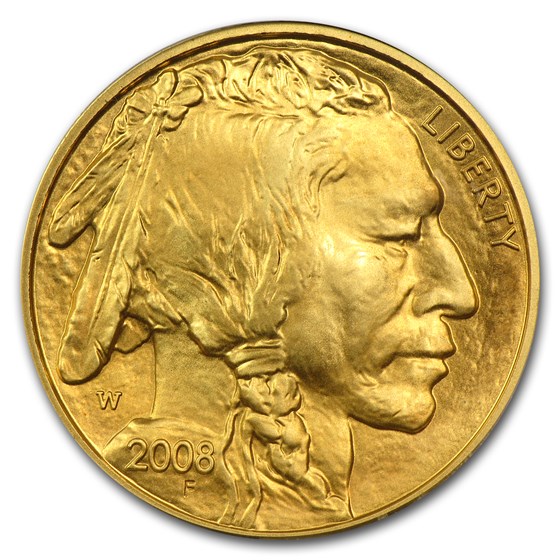 2008-W 1/2 oz Gold Buffalo SP/MS-70 PCGS (FS)