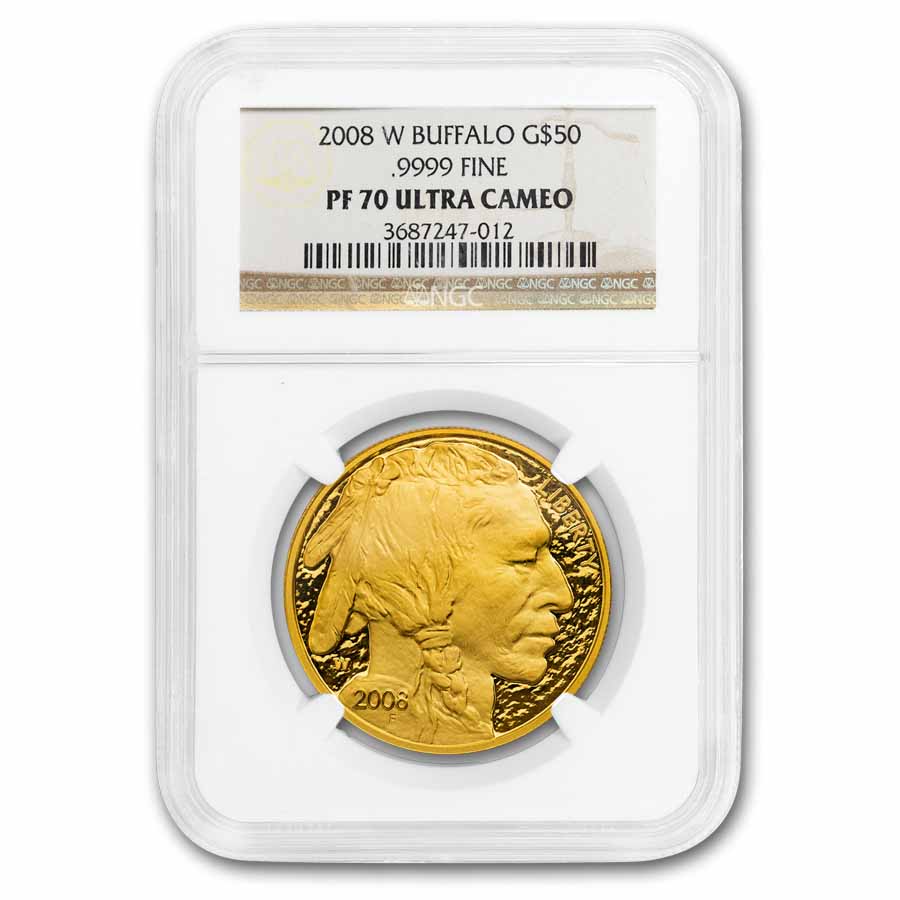 2008-W 1 oz Proof Gold Buffalo PF-70 NGC