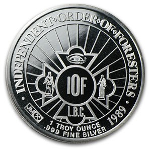 1 oz Silver Round - Johnson Matthey (35th Supreme Court Session)
