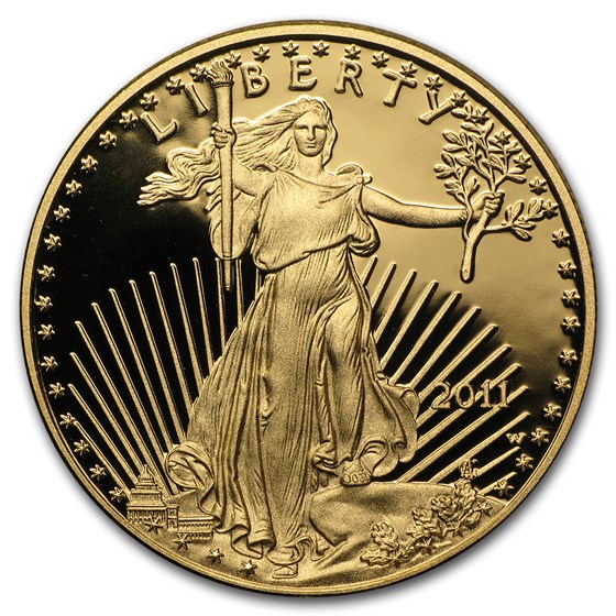 2011-W 1 oz Proof American Gold Eagle (w/Box &amp; COA)