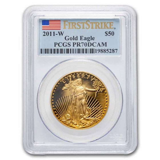 2011-W 4-Coin Proof American Gold Eagle Set PR-70 PCGS (FS)