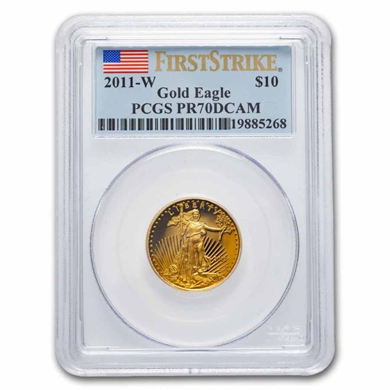 2011-W 4-Coin Proof American Gold Eagle Set PR-70 PCGS (FS)