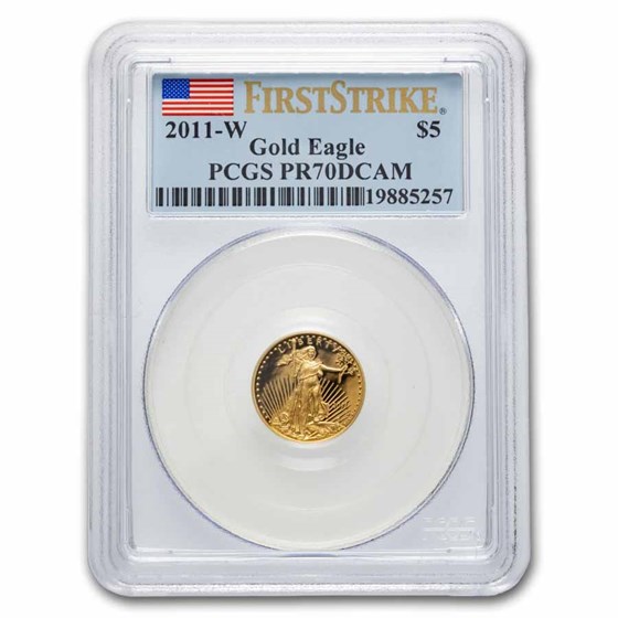2011-W 4-Coin Proof American Gold Eagle Set PR-70 PCGS (FS)