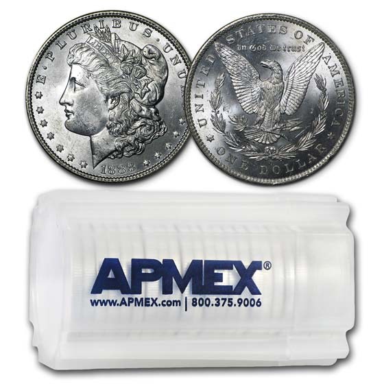 1888-O Morgan Dollars BU (20 Count Roll) 1888-O Morgan Dollars BU (20 Count Roll)