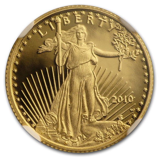 2010-W 1/10 oz Proof Gold Eagle PF-70 UCAM NGC (Early Releases)