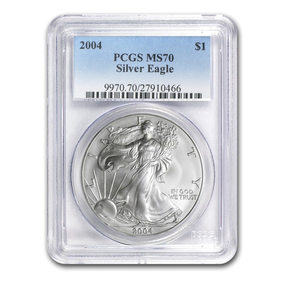 2004 American Silver Eagle MS-70 PCGS