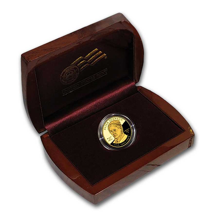 2011-W 1/2 oz Proof Gold Eliza Johnson (w/Box & COA)