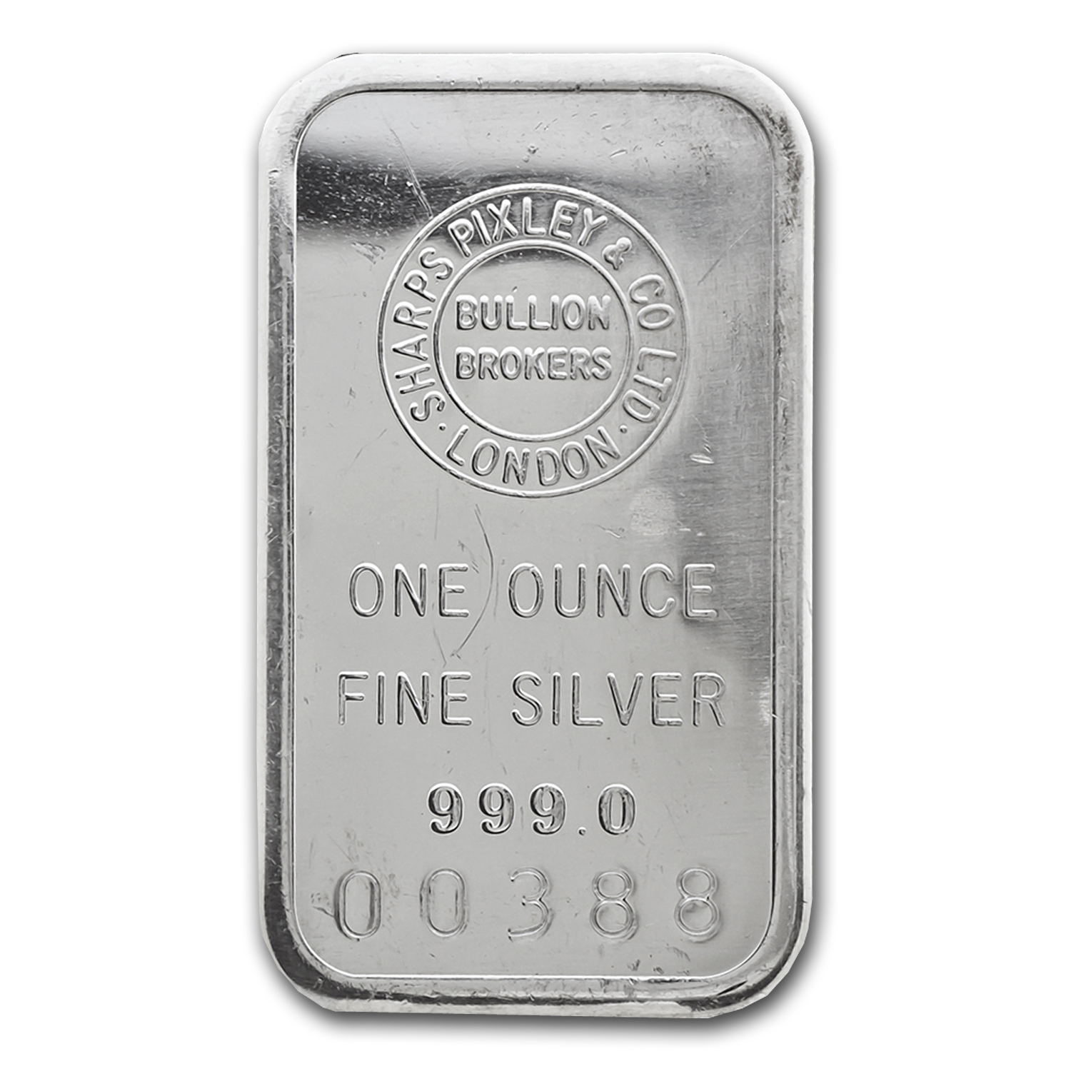 1 oz Silver Bar - Sharps Pixley &amp; Co LTD