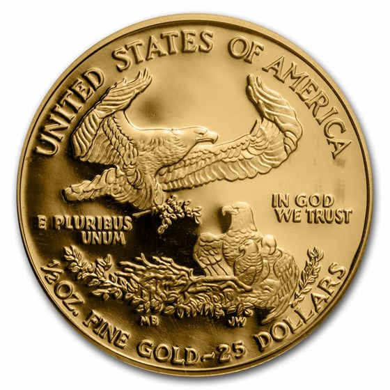2008-W 1/2 oz Proof American Gold Eagle PR-69 DCAM PCGS