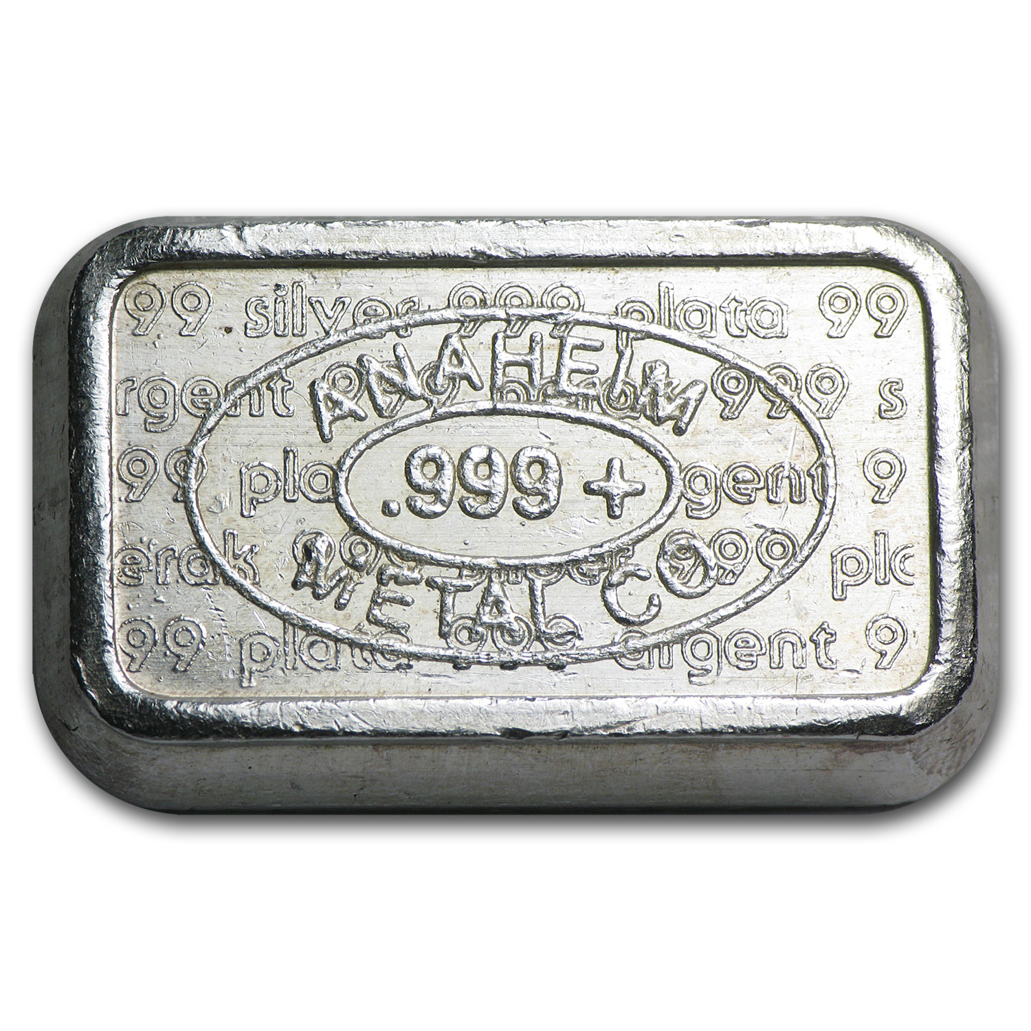 1 oz Silver Bar - Anaheim Metal Co. Brick