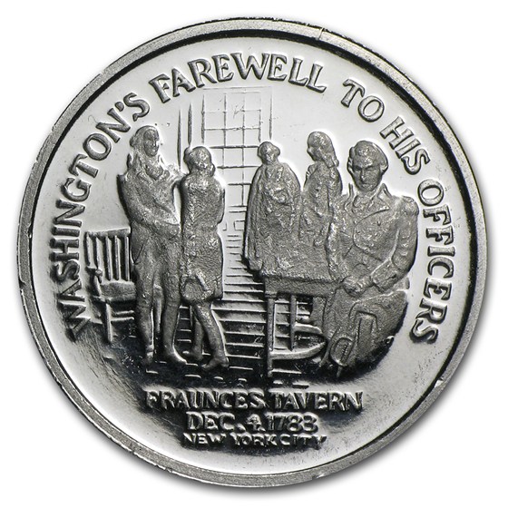 1/2 oz Proof Platinum Medal - George Washington