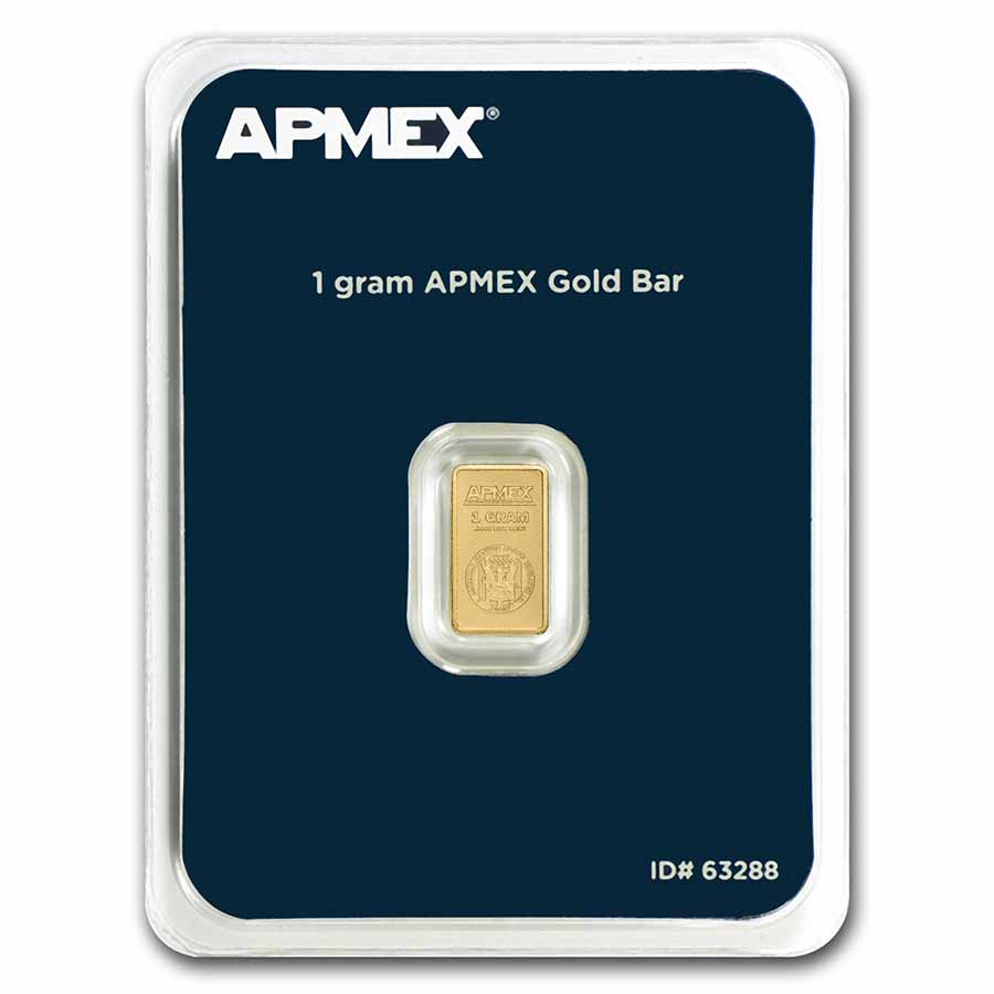 1 gram Gold Bar - APMEX (TEP) 1 gram Gold Bar - APMEX (TEP)