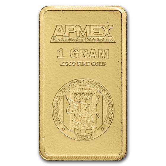 1 gram Gold Bar - APMEX (TEP)