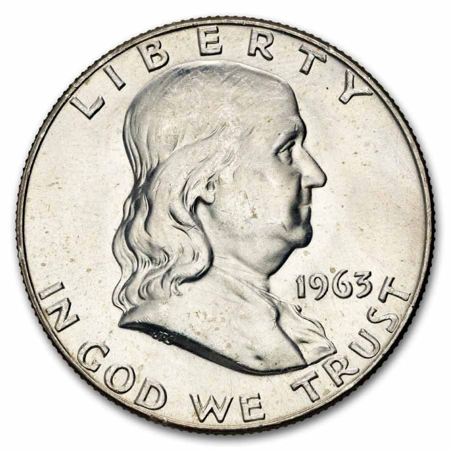 1963-D Franklin Half Dollar $1,000 Bag BU (Denver Mint Sealed)