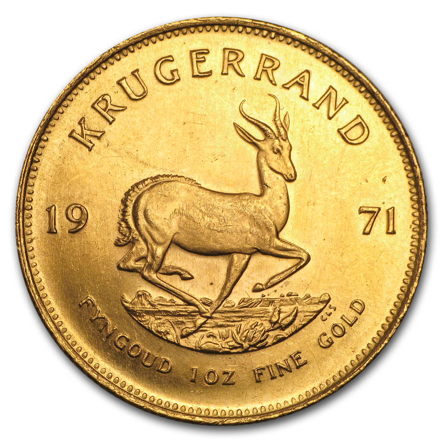 1971 South Africa 1 oz Gold Krugerrand BU