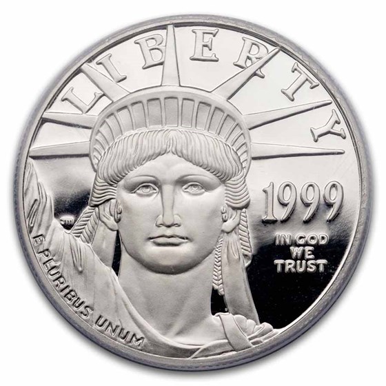 1999-W 1 oz Proof American Platinum Eagle PR-70 PCGS