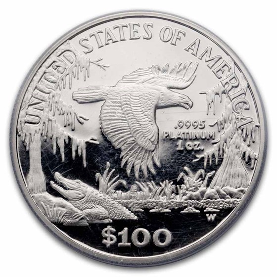 1999-W 1 oz Proof American Platinum Eagle PR-70 PCGS