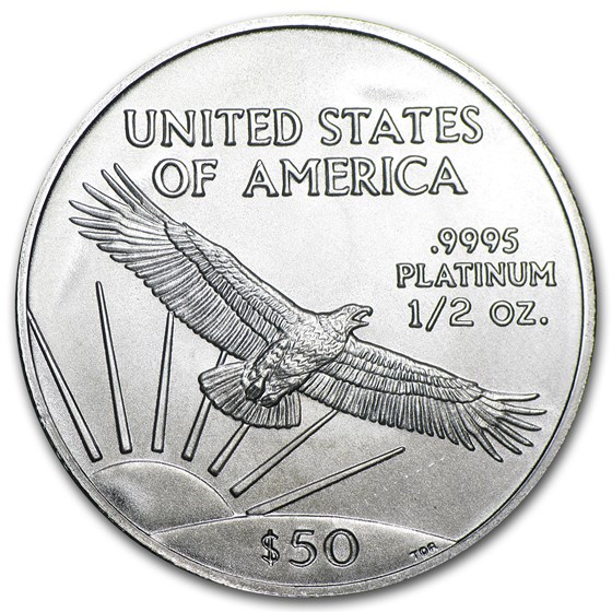 2004 1/2 oz American Platinum Eagle BU