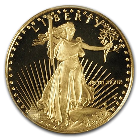 1989-P 1/2 oz Proof American Gold Eagle PR-70 DCAM PCGS