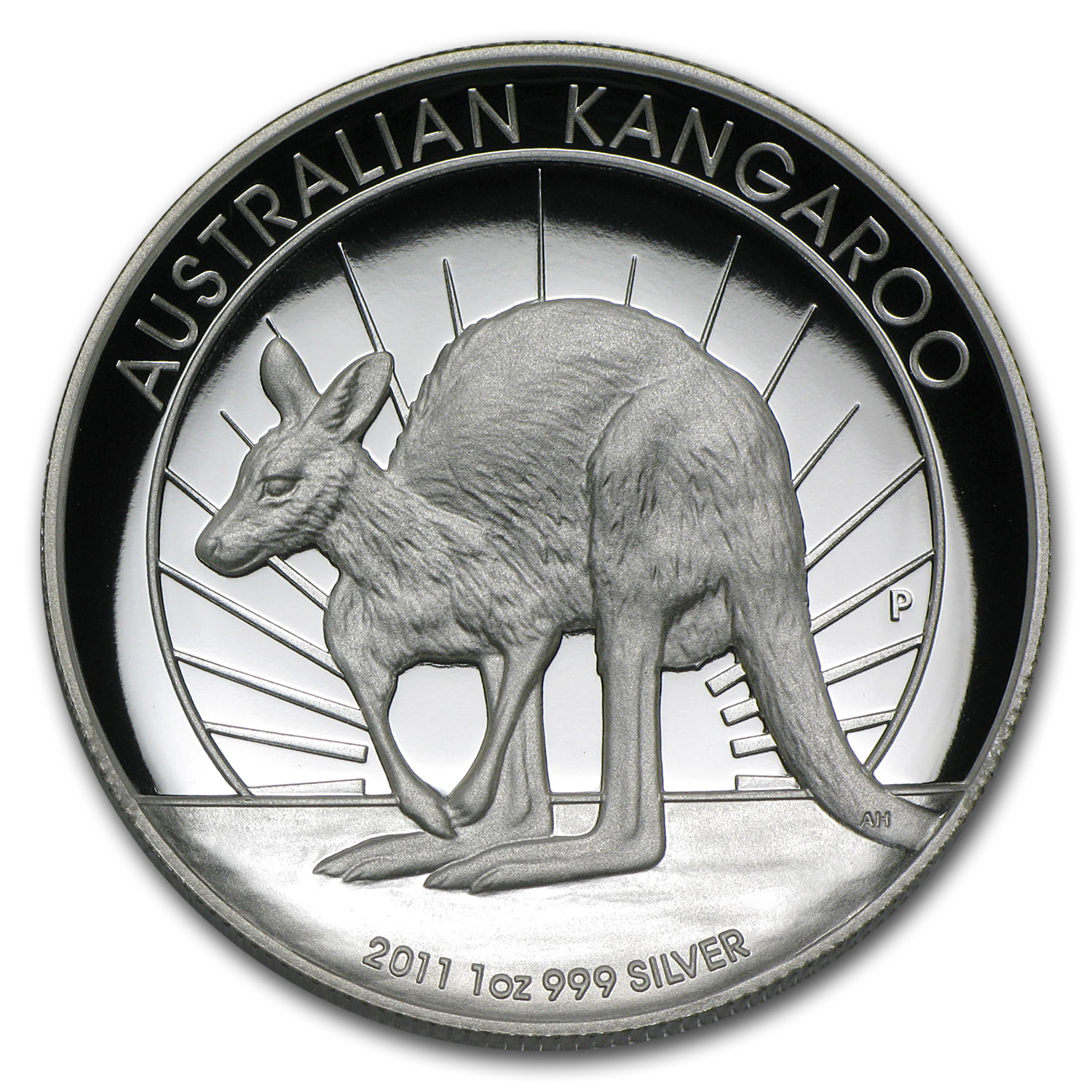 2011 Australia 1 oz Silver Kangaroo Proof (High Relief)