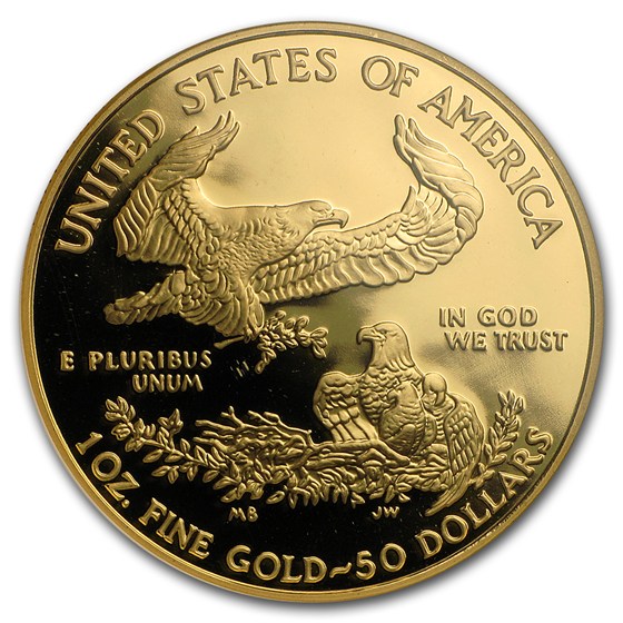 2006-W 1 oz Proof Gold Eagle PF-70 NGC (20th Anniversary Label)