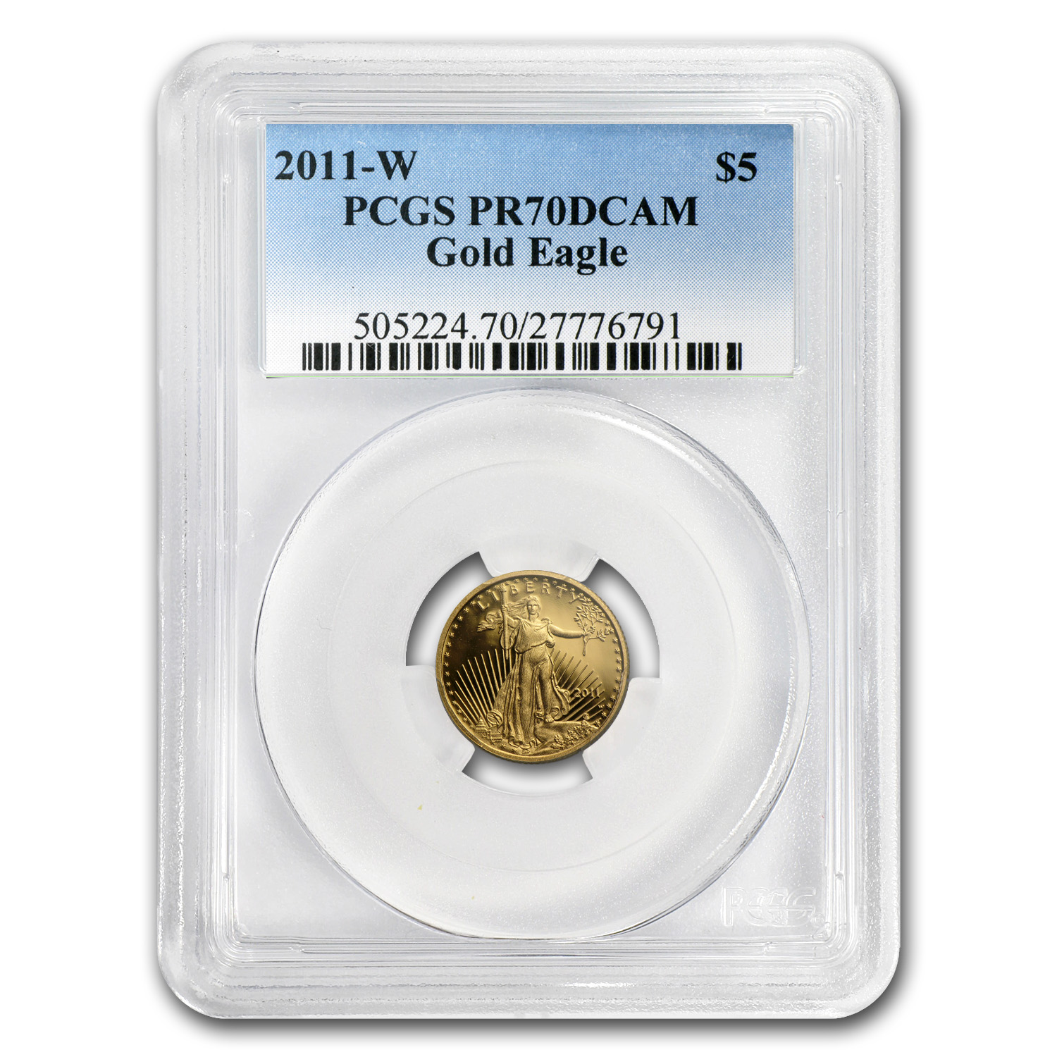 2011-W 1/10 oz Proof American Gold Eagle PR-70 PCGS