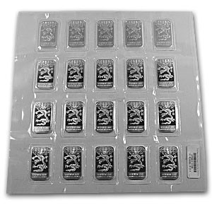 1 oz Silver Bar - APMEX (2012 Year of the Dragon)
