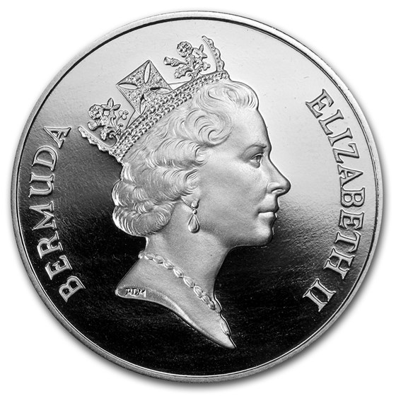 1988 Bermuda 1 oz Palladium San Antonio Proof