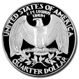 1996-S Silver Washington Quarter Gem Proof