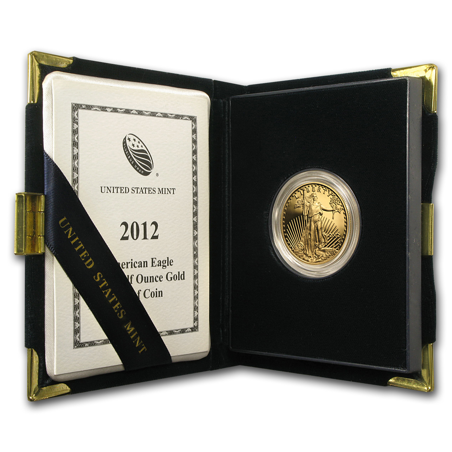 2012-W 1/2 oz Proof American Gold Eagle (w/Box & COA)
