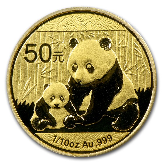 2012 China 1/10 oz Gold Panda MS-70 PCGS