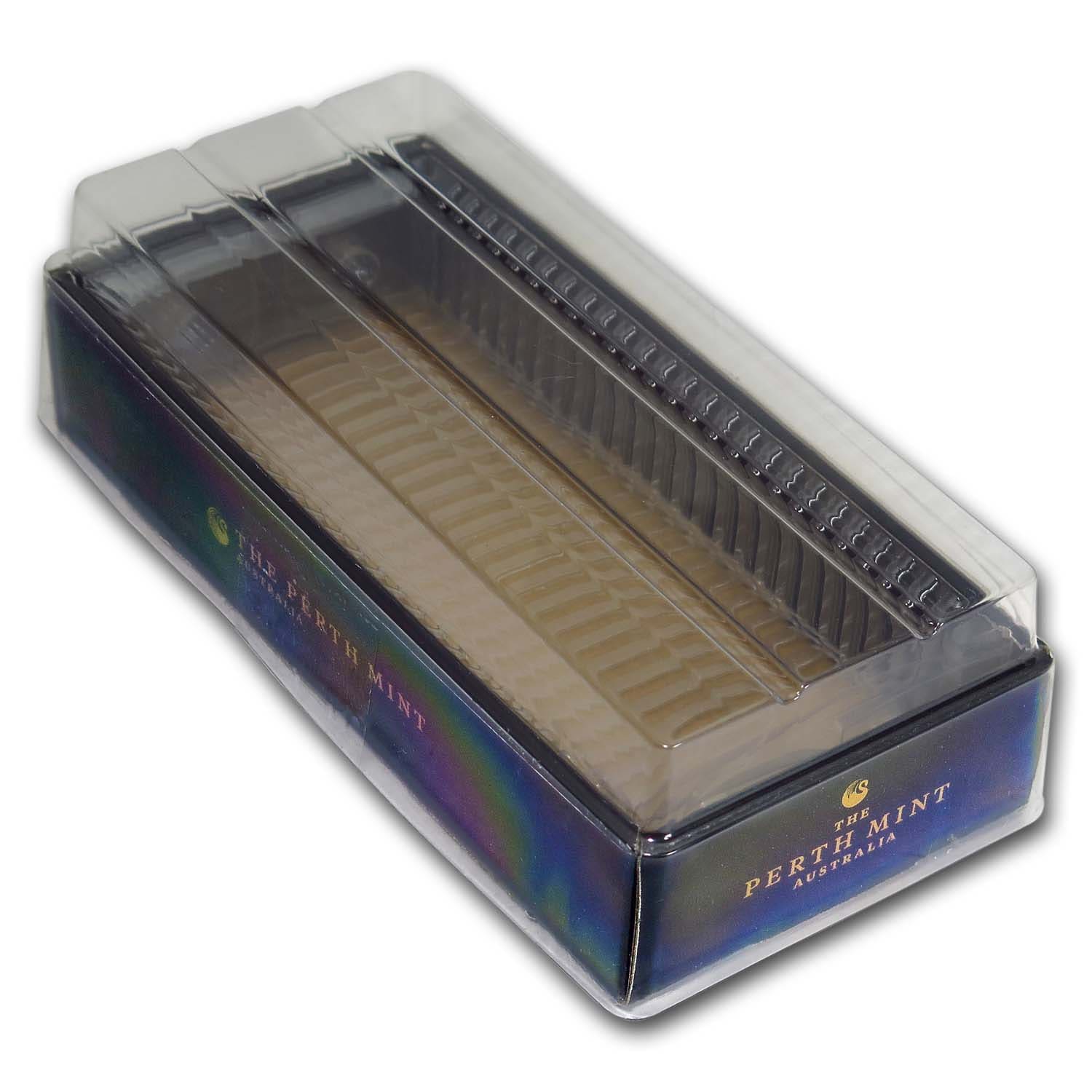 Perth Mint Gold Bar Soft Plastic Storage Box (Empty, Used) Perth Mint Gold Bar Soft Plastic Storage Box (Empty, Used)