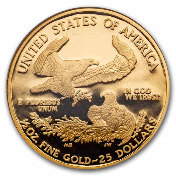 2008-W 1/2 oz Proof American Gold Eagle PF-70 NGC